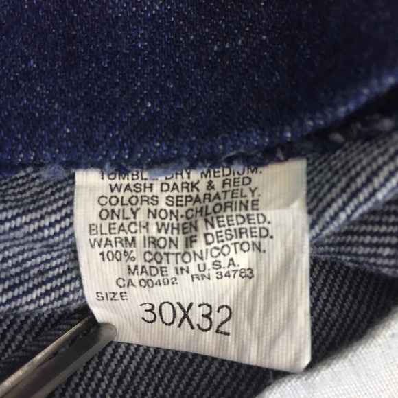 Vintage Lee Riders high rise jeans dark wash union - Picture 6 of 11